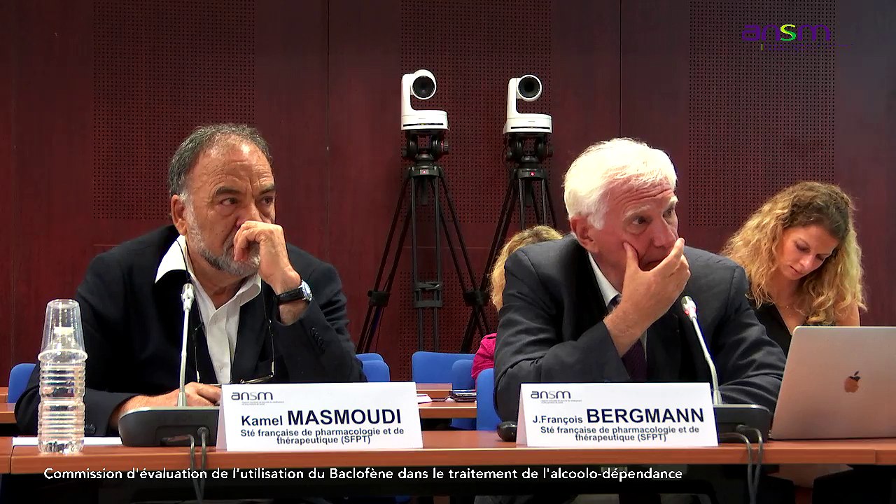 Commission d'évaluation de l'utilisation du Baclofène dans le traitement de l'alcoolo-dépendance.