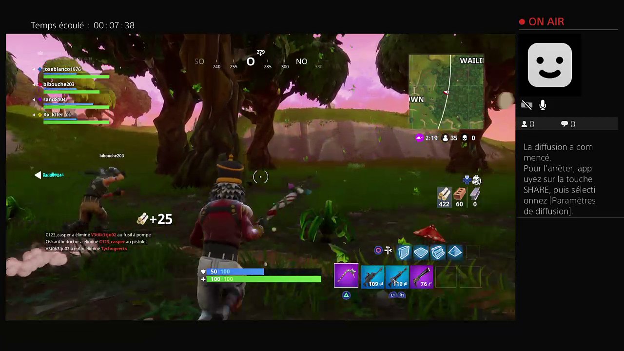 Petite séance détente sur fortnite