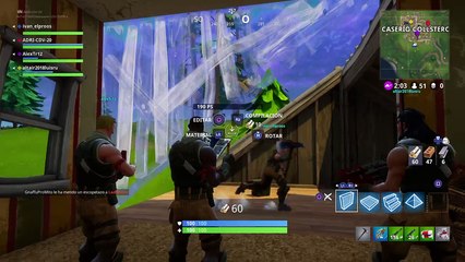 Jugando bastante fuerte a fuerte a FORNITE!!!!