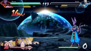 Beerus/Goku-Black/Android-21 DBFZ Gameplay