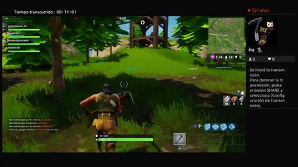 Intetando ganar en fornite con amigos