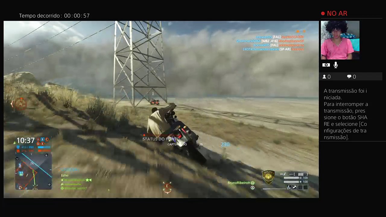 Live Battlefield hardline Brasileiro