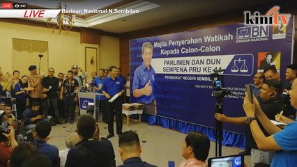 LIVE: BN Negeri Sembilan umum calon PRU14