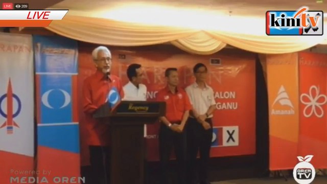 LIVE: Pakatan Harapan Terengganu umum calon PRU14