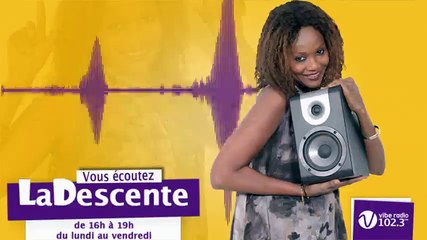 Ladescente sur la 102.3 FM
