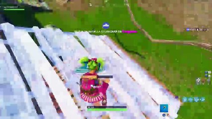 Jugando agresivo fortnite battle royale