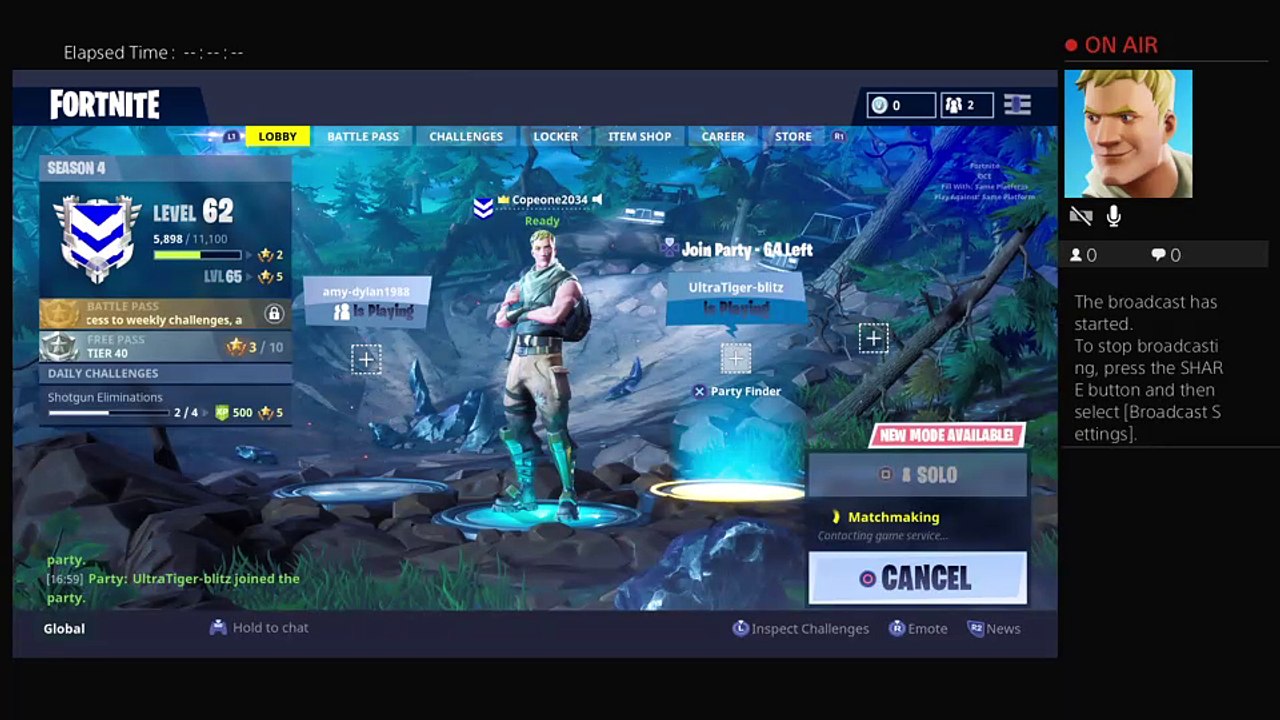 Copeone2034's Live PS4 Broadcast
