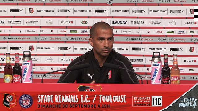 J8. Stade Rennais F.C. / Toulouse : Conférence de presse