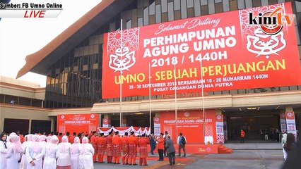 下载视频: LIVE: Perhimpunan Agung Pemuda Umno di Dewan Tun Dr Ismail, PWTC