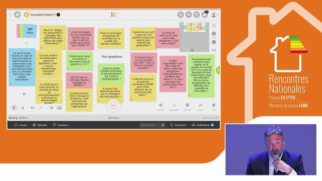 Rencontres Nationales du réseau EIE / PTRE, membres du réseau FAIRE