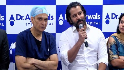 Vikram : கண்தானம் செய்யுங்க.. விக்ரம் வேண்டுகோள் | Agarwals Eye Hospital New Branch Opening