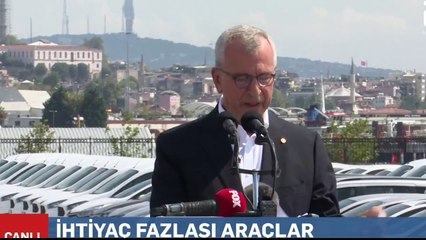 İBB Genel Sekreteri Erkut, Yenikapı'daki ihtiyaç fazlası araçlarla ilgili açıklama yapıyor