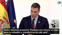 Pedro Sánchez presenta "Pueblos con futuro: un plan para la cohesión y transformación del país" junto a Teresa Ribera