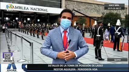 Detalles de la posesión de Guillermo Lasso como presidente de Ecuador - Ahora