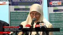 LIVE: Sidang Media Timbalan Perdana Menteri Dr Wan Azizah mengenai Mesyuarat Khas JPBP Covid-19