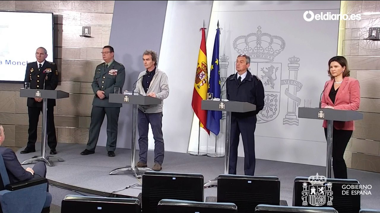 Rueda de prensa sobre los avances de la crisis del coronavirus