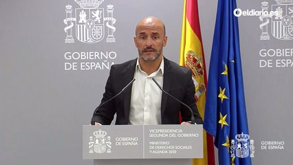 Rueda de prensa desde Moncloa