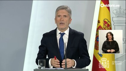 Rueda de prensa de los ministros del Interior y de Justicia