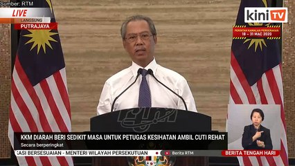 LIVE: Perutusan khas oleh Perdana Menteri, Muhyidin Yassin