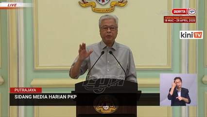 LIVE: Covid-19 situation update by Senior Minister Ismail Sabri Yaakob