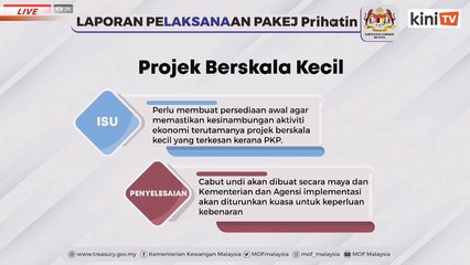 LIVE: Perkongsian laporan ke-2 pencapaian Prihatin - Laksana oleh Tengku Zafrul Aziz