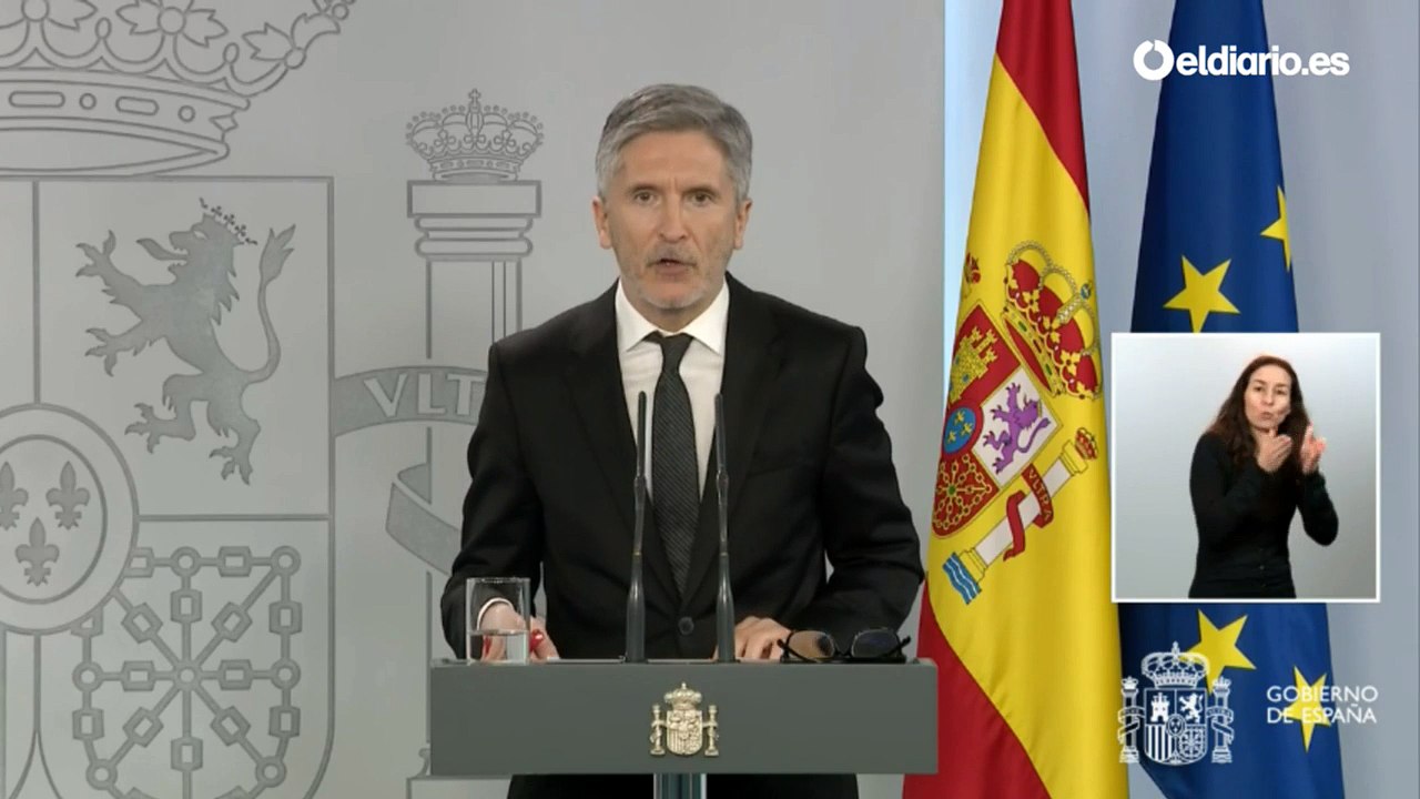 Rueda de prensa de Salvador Illa y Fernando Grande-Marlaska