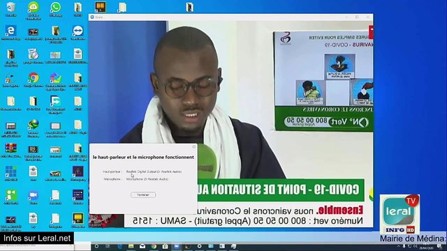 REVUE DES TITRES FR - WOLOF DE CE MARDI 28 AVRIL 2020 - LERAL NET