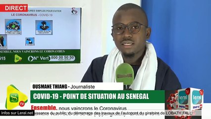 Direct :Ministère De la Santé  Situation Du Jour 29/04/2020