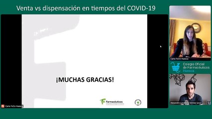 Directos desde el COF Huesca: Venta vs Dispensación (Coronavirus)