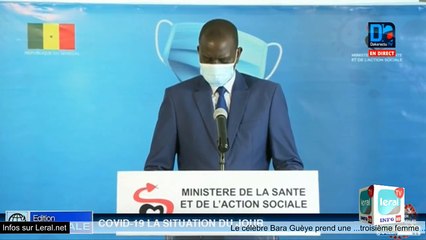 Direct :Ministère de la Santé point sur la situation du 3 mai 2020
