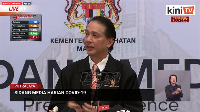 LIVE: Perkembangan terkini Covid-19 oleh Kementerian Kesihatan