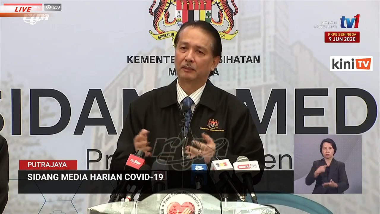 LIVE: Covid-19 situation update by Health DG Dr Noor Hisham Abdullah