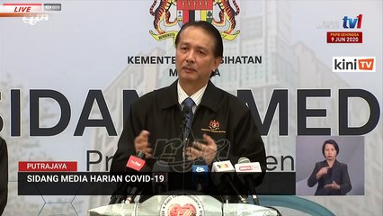 LIVE: Covid-19 situation update by Health DG Dr Noor Hisham Abdullah