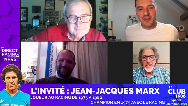 Jean-Jacques Marx est l'invité du Club 1906 - Spécial Champion 1979