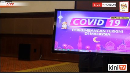 LIVE: Covid-19 situation update by Health DG Dr Noor Hisham Abdullah