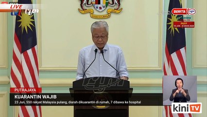 LIVE: Ismail Sabri holds press conference on Covid-19 response