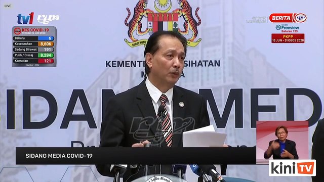 LIVE: Covid-19 situation update by Health DG Dr Noor Hisham Abdullah