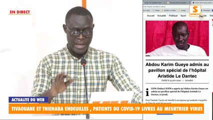 DIRECTC_Feuss Net : Tivaoune et Thiénaba endeuillés, les patients du Covid-19 livrés au meurtrier virus