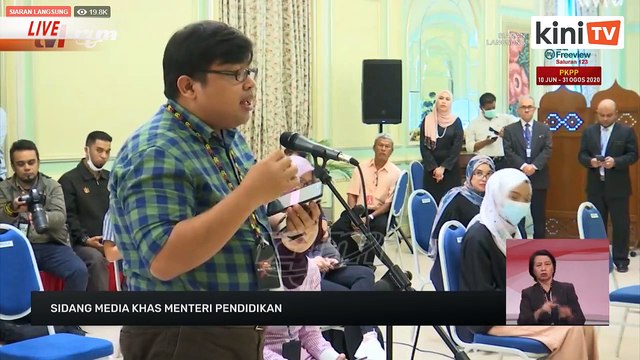 LIVE: Sidang media Menteri Kanan Pendidikan Dr. Radzi Jidin