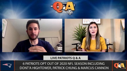 LIVE Patriots Q & A with Evan Lazar & Sierra Goodwill