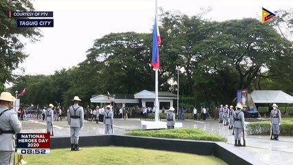 Commemoration of Araw ng mga Bayani at the Libingan ng mga Bayani