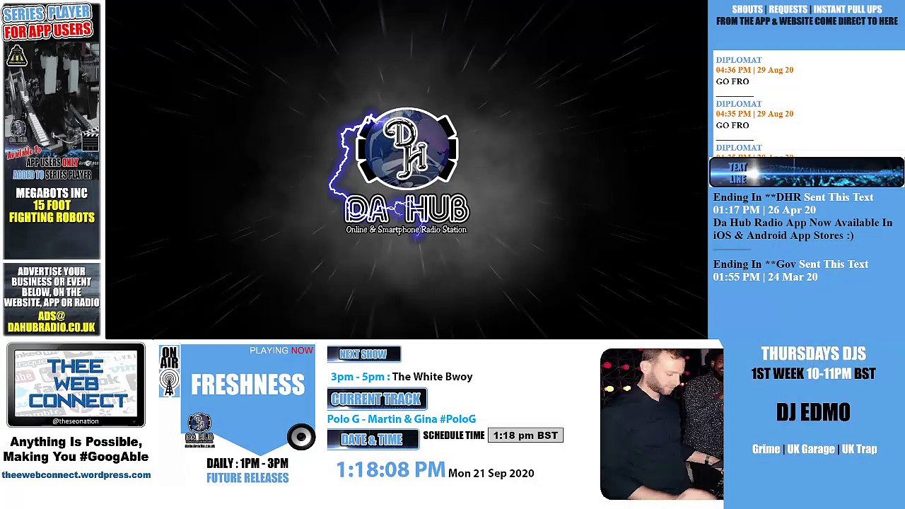 Da Hub Radio - LIVE