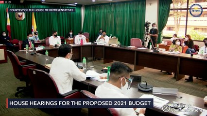 House budget hearing for Office of the President (OP) for 2021 fiscal year