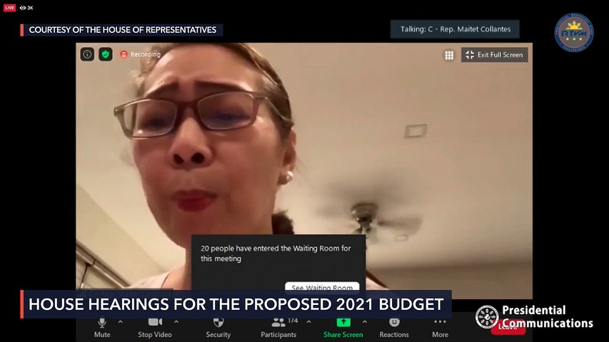 House budget hearing for DepEd for 2021 fiscal year
