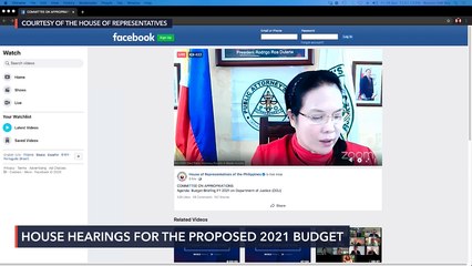 House budget hearing for DOH for 2021 fiscal year