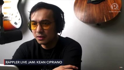 Rappler Live Jam: Kean Cipriano