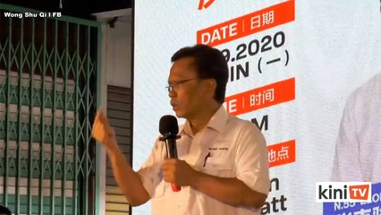 Earlier Today: Shafie Apdal and DAP leaders give ceraman in Elopura, Sandakan