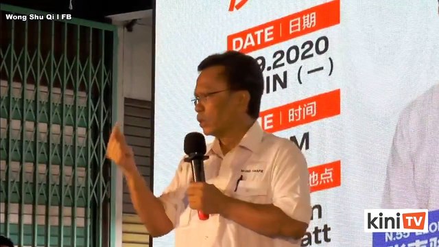 Earlier Today: Shafie Apdal and DAP leaders give ceraman in Elopura, Sandakan