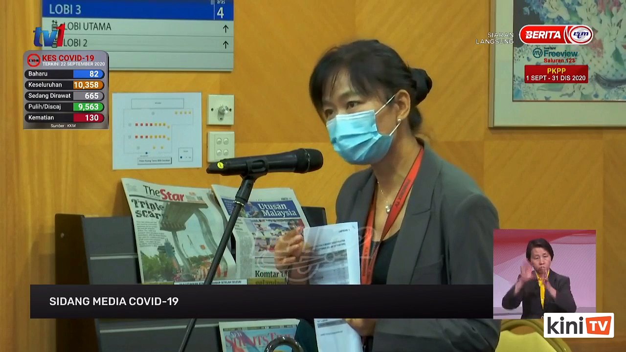 LIVE: Covid-19 situation update by Health DG Dr Noor Hisham Abdullah