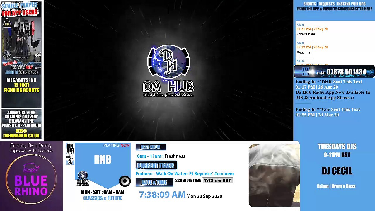Da Hub Radio - LIVE